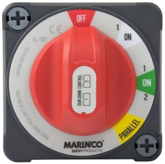 BEP Pro Installer 2 x 400A Dual Bank Control Switch (Off/1-On/1&2-On/Parallel) - EZ Mount System - 400A Cont - 600A Int - 1500A Crank - 114089 (SUR 772-DBC-EZ)