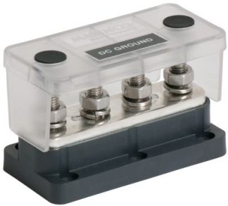 BEP Pro Installer HD Bus Bar - 4 STUD - 500A - 4 x 8mm (5/16") Studs - 50VDC (SUR 777-BB4S-500)