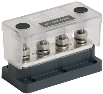 BEP Pro Installer HD Bus Bar - 4 STUD - 500A - 4 x 8mm (5/16") Studs - 50VDC (SUR 777-BB4S-500)