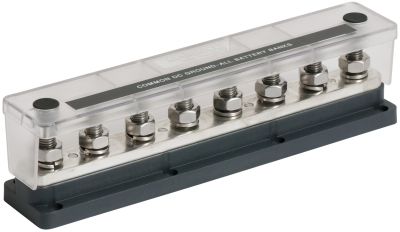 BEP Pro Installer HD Bus Bar - 8 STUD - 650A - 8 x 10mm (3/8") Studs - 50VDC (SUR 777-BB8S-650)