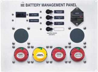 BEP Battery Management Panel 800-MS1 - Designed for Power or Sail Boats 10-12 m (32.9-39.5 ft) with Single Engine - 113677 (SUR 800-MS1)