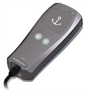 Auto Anchor AA320 Hand Held Windlass Control - 2 Button Wired Remote, 4m of Spiral Cable, Plug and Socket  P102992 F801065 (AA9207)