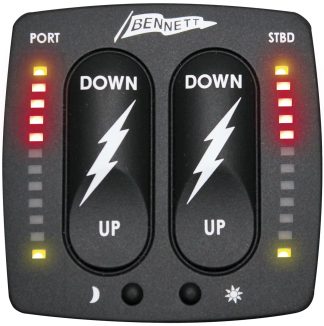 Bennett BOLT Control Panel with LED Indicators and Auto Retract - Retro Fit - Suits Bennett 12V ELectric Trim Tabs (499/BCI8000)