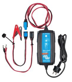 Victron Blue Smart IP65 Battery Charger with Clamps and Connectors - 12 Volt - 7 Amp - Bluetooth Smart (BPC120731014R)