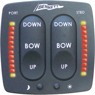 Bennett Electronic Indicator Control With Auto Retract - Retro Fit Kit - Suits Bennett 12V Hydraulic Single Station Trim Tab Kits (499/EIC5000)