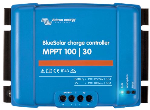 Victron BlueSolar MPPT 100/30 Solar Charge Controller - Solar Panel Regulator – Suits 12 or 24V Systems (SCC020030200)