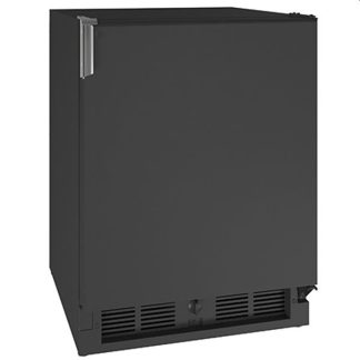 U-LINE Marine Ice Maker MRI121 Combo - BLACK - Ice Maker and Fridge - Makes 11.3Kg Ice per Day - Holds 5.9Kg Ice - (493/UMRI121-BS02A)