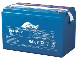 Fullriver DC120 - 12 Volt - 120Ah - 760CCA - Marine Deep Cycle AGM Minn-Kota Electric Trolling Motor Battery - Maintenance Free Sealed AGM (DC120-12B)