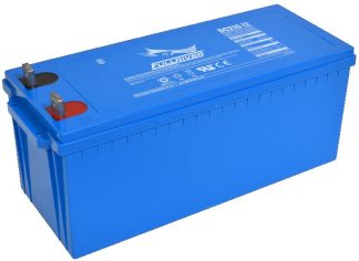Fullriver DC210 - 12 Volt - 210Ah - 1180CCA - Marine Deep Cycle AGM Battery - Maintenance Free Sealed AGM (DC210-12)