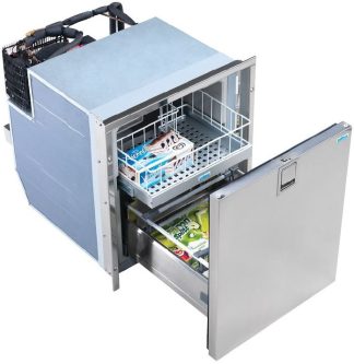 Isotherm DR55 Inox Matched Stainless Steel Drawer FREEZER - 12-24 Volt DC - 55 Litre - Auto Defrost Cycle and Interior Fan - 3055BH2C (381636)