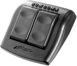 Bennett Euro Rocker Replacement Control Switch  Only - Suits Bennett 12V Hydraulic  Trim Tab Kits (499/ES2000)