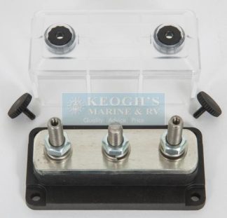 Enerdrive 3 Stud Busbar 600A M8 - 50 Volts DC - Suits Battery Monitor Shunt Expansion Systems (DCM-5073160)