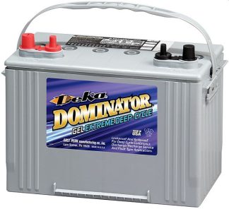 Deka Dominator 8G27M Battery - 12 Volt - 86Ah - 505CCA - Gel Cell - Maintenance Free (8G27M)