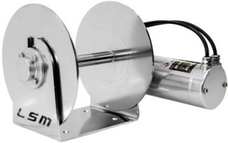 Lone Star Marine GX3 Stainless Steel 300mm Drum Anchor Winch - 1500 Watt 12 Volt Motor - Suits Boats to 9m