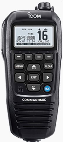 ICOM HM229B CommandMIC BLACK - Remote Control Microphone - Suits Selected ICOM VHF Radios Only (HM229B)