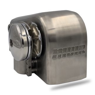 Muir Compact LYNX HR650 Horizontal Anchor Winch - 12V 400W Motor - Suits 6mm SL Chain and 12mm Rope - Brushed Stainless Steel Housing (F061251)