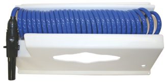 Hose Coil - Deck Wash System Standard - Complete with Horizontal Mounting, 7.6m Hose and Adjustable Nozzle (RWB6900)