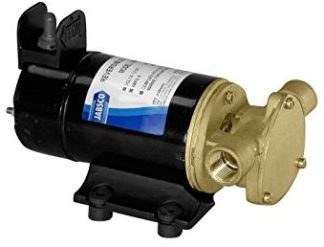 Jabsco Reversible Vane-Puppy Pump - 12 Volt - 23 LPM - 8 Amp - Self Priming Rotary Sliding Vane Pump with Switch - Ideal for Oil Change - 18680-1000 (J40-130)