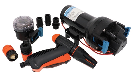 Jabsco HOTSHOT 6HD Deckwash - 24 Volt - 22.7LPM - 70PSI - High Pressure Deckwash Pump Kit - Suits 20mm Hose - Jabsco P602J-219N-3A (J20-253)