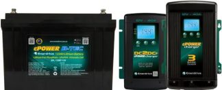 Enerdrive ePOWER Lithium B-TEC 125Ah Battery 12V - Incl Bluetooth Monitoring - Inc 40A DC2DC Charger and MPPT Solar Controller and 40A AC Charger - K-125-DC40-AC40 (K-125-04)