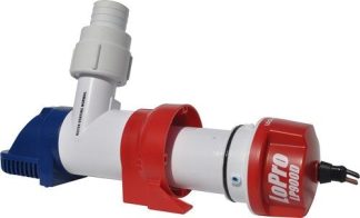 Rule LoPro 900S Submersible Bilge Pump - Automatic Switching - 12 Volt - 4 Amp - 57LPM - Low Profile - Horizontal  or Vertical Mount (RWB5159)