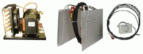 Nova Kool LT211-F3 Marine Fridge-Freezer Kit With BDF50 Compressor - 12 Volt - 24 Volt - Suits 350L Fridge or 180L Freezer (LT211-F3)