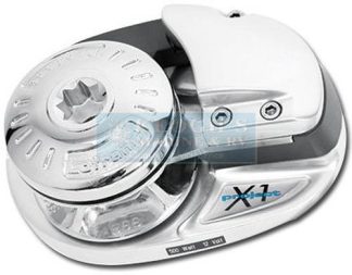 Lofrans X1 Vertical Anchor Winch Low Profile - 6mm - 12 Volt - 500W - Luxury Chrome Bronze Gypsy & Base - IP67 Motor/Gearbox (472880)