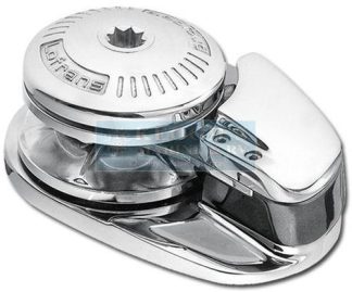 Lofrans X3 Vertical Anchor Winch Low Profile - 8mm - 12 Volt - 1700W - Luxury Chrome Bronze Gypsy & Base - IP67 Motor/Gearbox (600065)