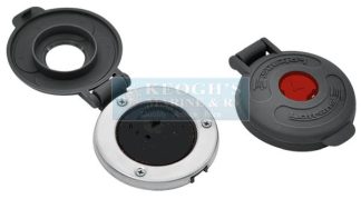 Lofrans Deck Switch - Black / Grey Foot Switch - Windlass Anchor Winch Control (600012)