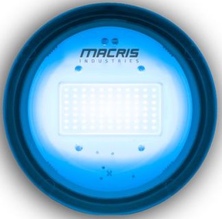 Macris MIU-R10 Underwater Light - ROYAL BLUE - MIU-Series LED 1500 Lumens - Round 89mm Dia - Surface Mount - 10-30VDC (1262222)