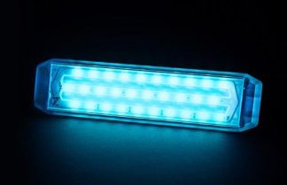 Macris MIU30V7-AQA Underwater Light - Aqua L-Series LED 7200 Lumens - 372mm x 79mm Surface Mount 10-30VDC - Suits Boats and Floating Docks (1262253)