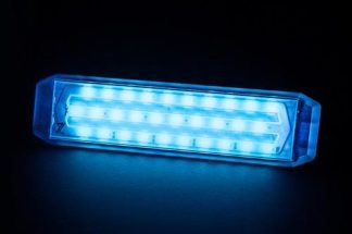 Macris MIU30V7-IB Underwater Light - Ice Blue L-Series LED 7200 Lumens - 372mm x 79mm Surface Mount 10-30VDC - Suits Boats and Floating Docks (1262251)