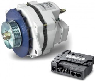 Mastervolt Alpha 12/130 MB Alternator and Regulator Combo - 12 Volt 130 Amp Alternator with Multi Groove Pulley - Six O'clock mounting (SUR 48612131)