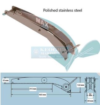Maxwell MAXSET Bow Roller - Polished - Fits Maxset Anchor 4 - 6 kg (P105075)