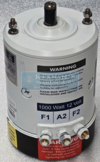 MUIR Anchor Winch Replacement Motor - 12V - 1000W (now 1200W) - 11mm Input Shaft