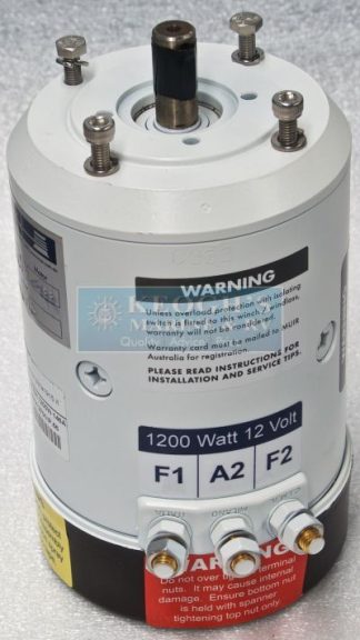 MUIR Anchor Winch Replacement Motor - 12V - 1200W (now 1500W) - 11mm or 14mm Input Shaft