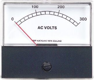 BEP Marinco AC Analog Metre Only - 0-300 VAC - Replacement Metre Only to Suit Contour Panels (113434 - SUR NO300ACV)
