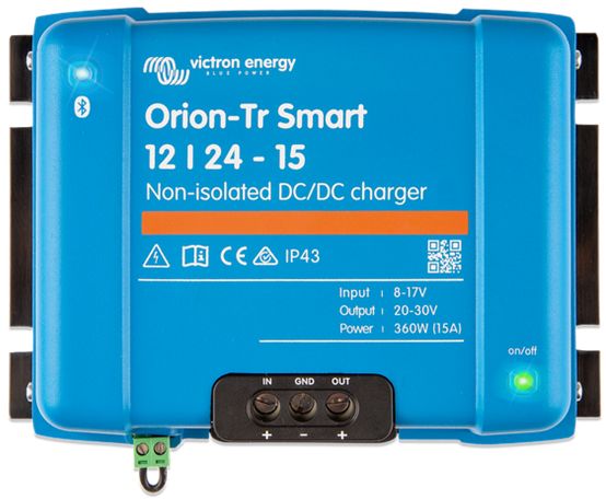 Victron ORION-Tr SMART DC-DC Battery Charger 12/24-15 - Non-Isolated - Built-in Bluetooth (ORI122436140)
