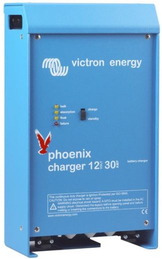 Victron Phoenix Battery Charger - 12V - 30A  4 Stage Charging - 1 x 30A + 1 x 4A Output (PCH012030001)