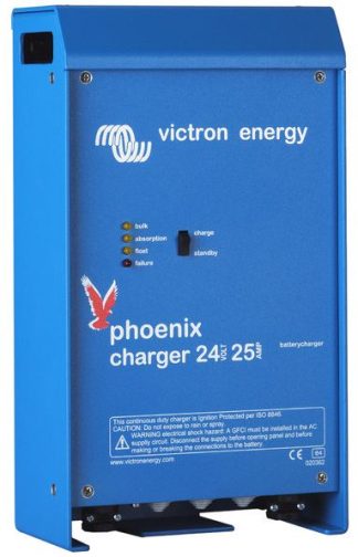 Victron Phoenix Battery Charger - 24V - 16A 4 Stage Charging - 1 x 16A + 1 x 4A Output (PCH024016001)