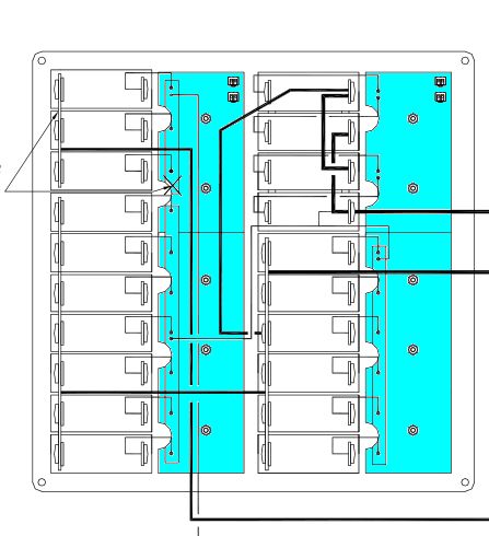 BEP Lighting PCB to Suit 240VAC Switch Panels - 12 Way Circuit Boards to Control Backlighting (PCB-12W-AC230-SP)
