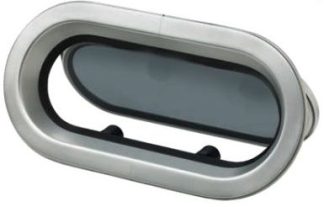 Vetus Aluminium Opening Porthole -  220 x 122mm Cut Out - Suitable for All Areas - A1 (PM111)