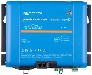Victron Phoenix Smart IP43 Charger - 12V - 30A - 1+1 Output - Bluetooth Smart Enabled (PSC123051085)