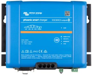 Victron Phoenix Smart IP43 Charger - 12V - 50A - 3 Output - Bluetooth Smart Enabled (PSC125053085)