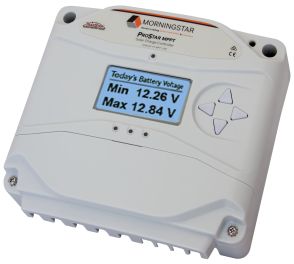 Morningstar ProStar MPPT 40 Amp Solar Panel Regulator with LCD Display – Charge Controller - Suits 12 or 24V Systems - Professional Series (PS-MPPT-40M)
