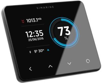 Enerdrive SIMARINE PICO1 - Digital Monitoring System with WiFi - 12/24 Volt Systems - BLACK Bezel Surface Mount (SI-PICO1)