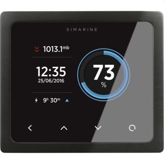 Enerdrive SIMARINE PICO3 - Digital Monitoring System with WiFi - 12/24 Volt Systems - BLACK Bezel Panel Mount (SI-PICO3)
