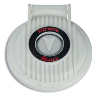 Quick Foot Switch WHITE DOWN - With Safety Cover - Suits Anchor Winches - Model 900 (FP900DW00000A00)