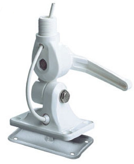 Glomex 4 Way Ratchet Mount - Nylon - With Hole Through Base for Cable - Fast Release Handle RA115 (1293003)