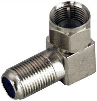 TV - F-Type Right Angled Joiner - Female to Male - Suit Coaxial Cable - 75 Ohm (BC3720HR)